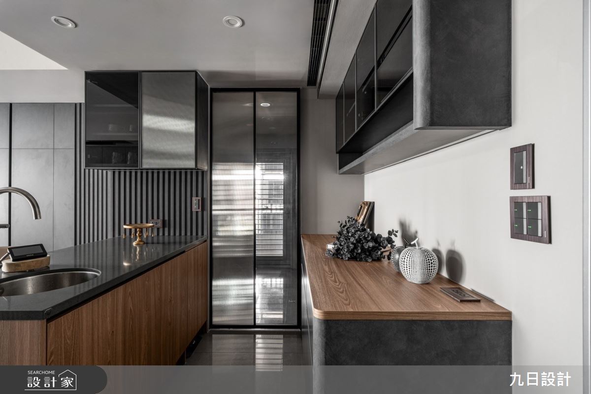 29坪新成屋(5年以下)＿現代風廚房中島案例圖片＿九日室內裝修設計＿九日_111之12