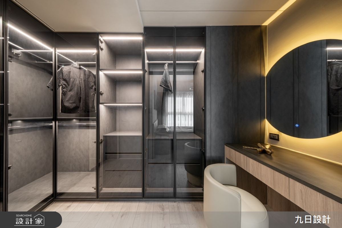 29坪新成屋(5年以下)＿現代風更衣間案例圖片＿九日室內裝修設計＿九日_111之35