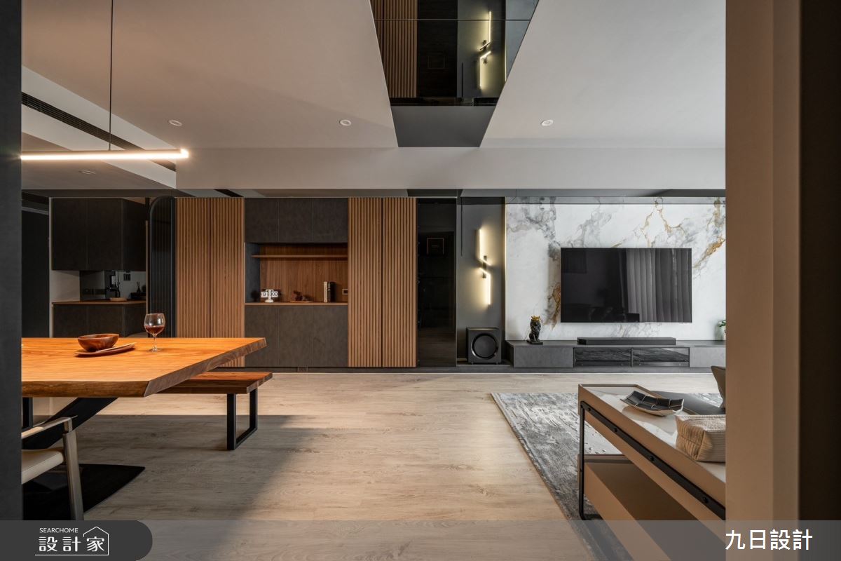 29坪新成屋(5年以下)＿現代風客廳餐廳案例圖片＿九日室內裝修設計＿九日_111之23