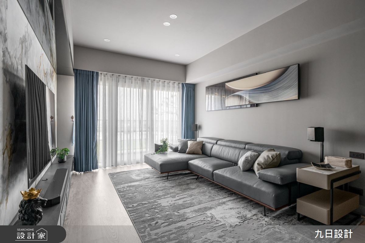 29坪新成屋(5年以下)＿現代風客廳案例圖片＿九日室內裝修設計＿九日_111之7