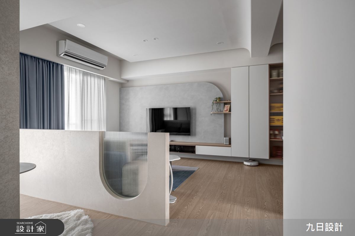 25坪新成屋(5年以下)＿日式侘寂風客廳案例圖片＿九日室內裝修設計＿九日_112之21
