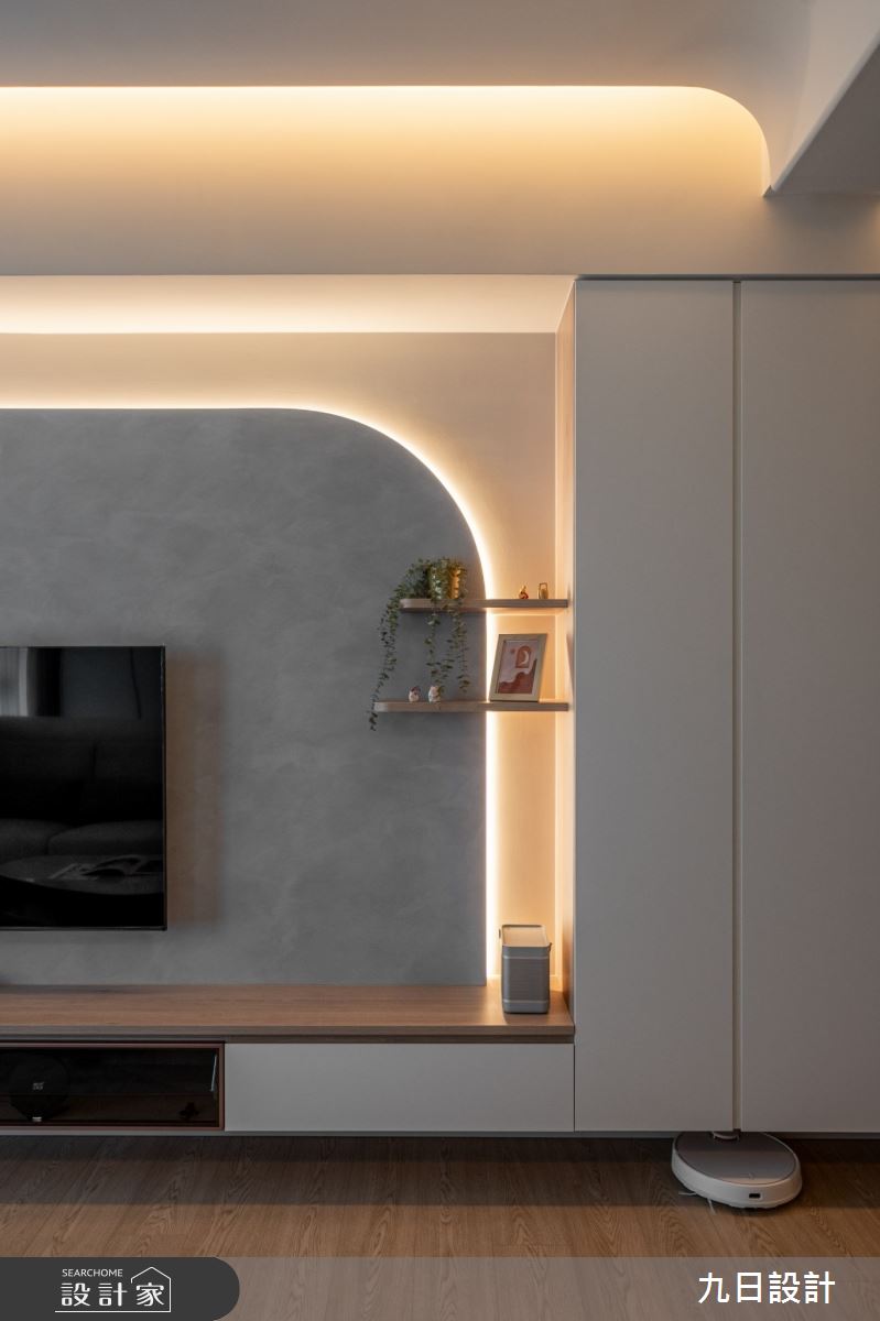 25坪新成屋(5年以下)＿日式侘寂風客廳案例圖片＿九日室內裝修設計＿九日_112之23