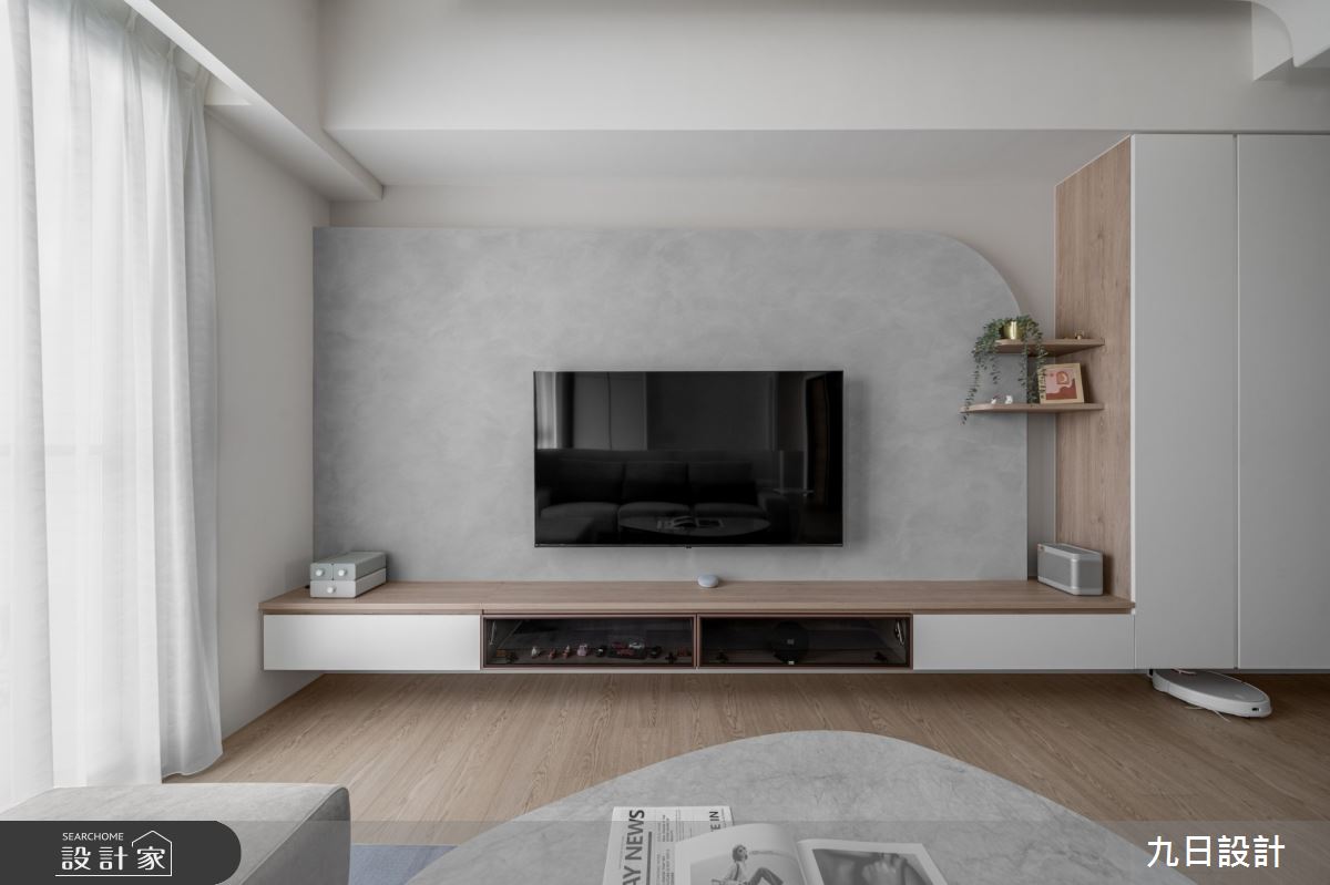 25坪新成屋(5年以下)＿日式侘寂風客廳案例圖片＿九日室內裝修設計＿九日_112之22