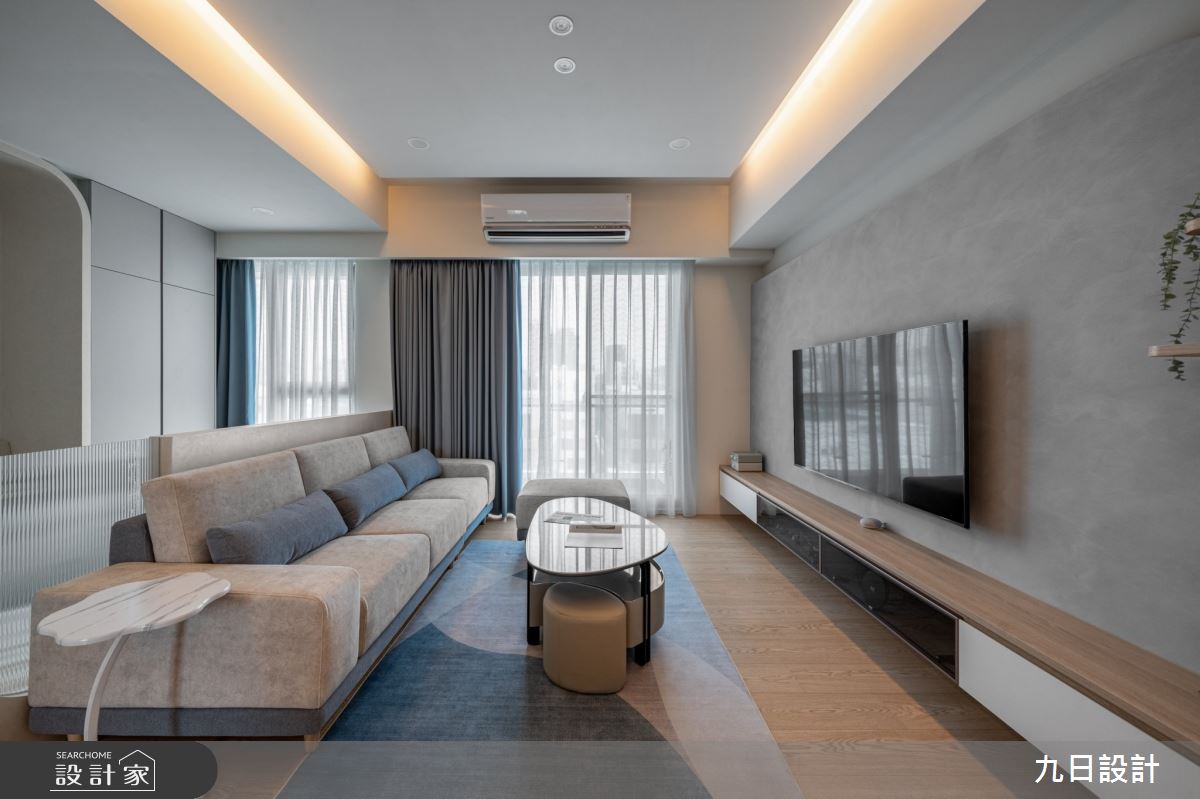 25坪新成屋(5年以下)＿日式侘寂風客廳案例圖片＿九日室內裝修設計＿九日_112之16