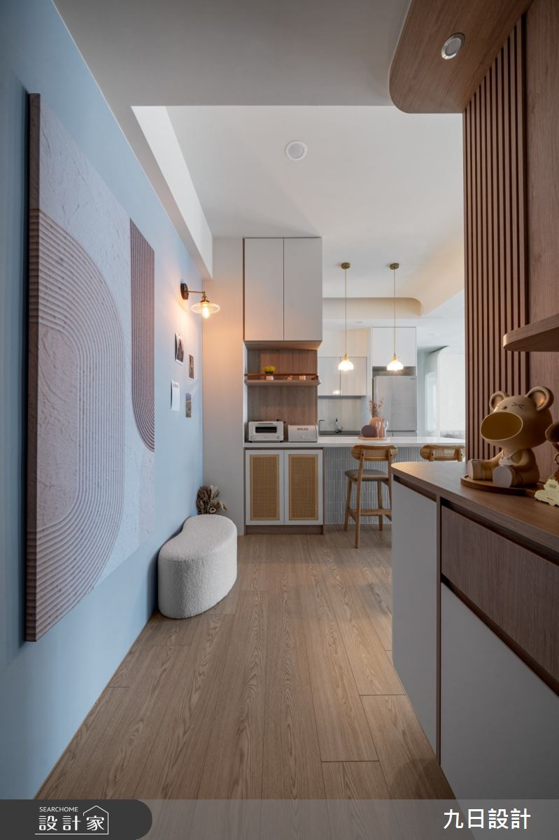 25坪新成屋(5年以下)＿日式侘寂風玄關吧檯案例圖片＿九日室內裝修設計＿九日_112之3