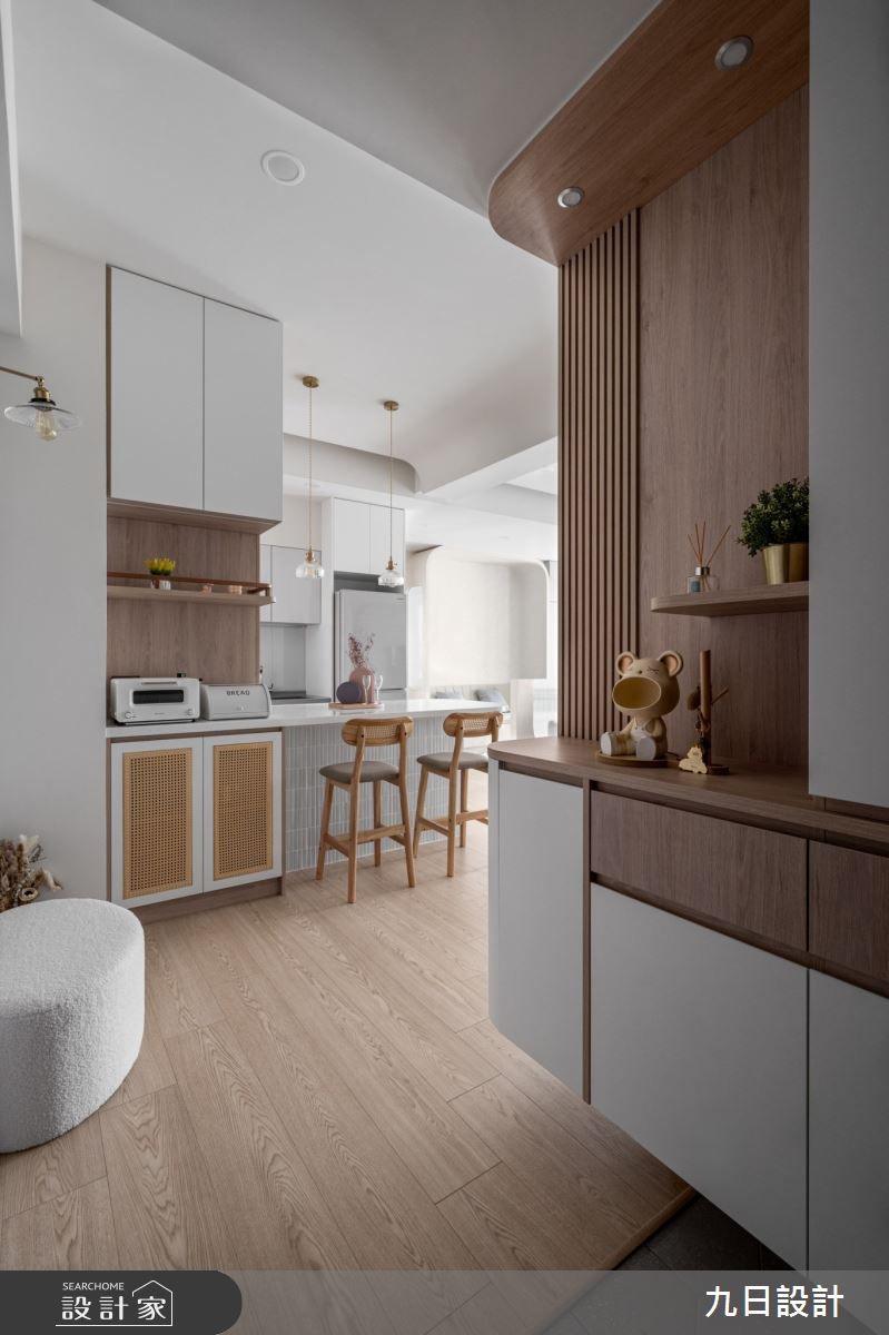 25坪新成屋(5年以下)＿日式侘寂風玄關吧檯案例圖片＿九日室內裝修設計＿九日_112之2