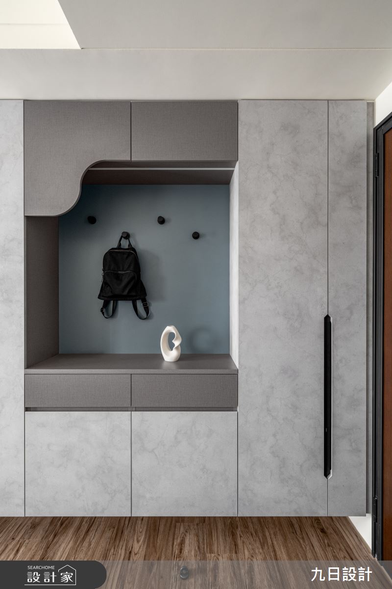 18坪新成屋(5年以下)＿現代簡約風玄關案例圖片＿九日室內裝修設計＿九日_114之6