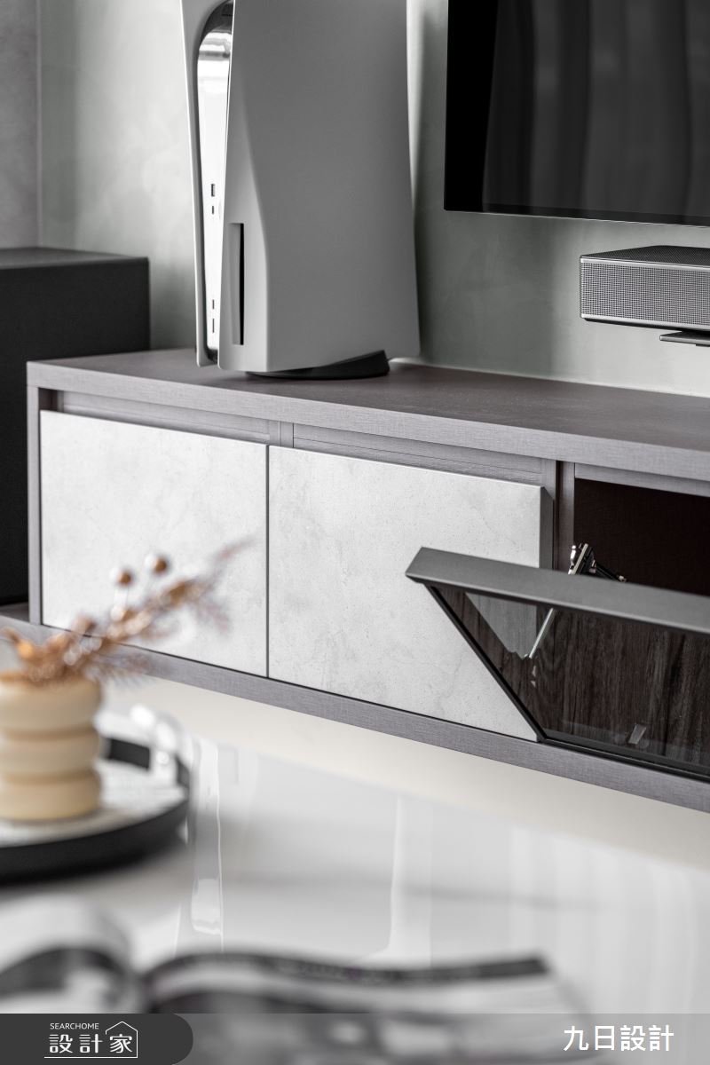 18坪新成屋(5年以下)＿現代簡約風客廳案例圖片＿九日室內裝修設計＿九日_114之13