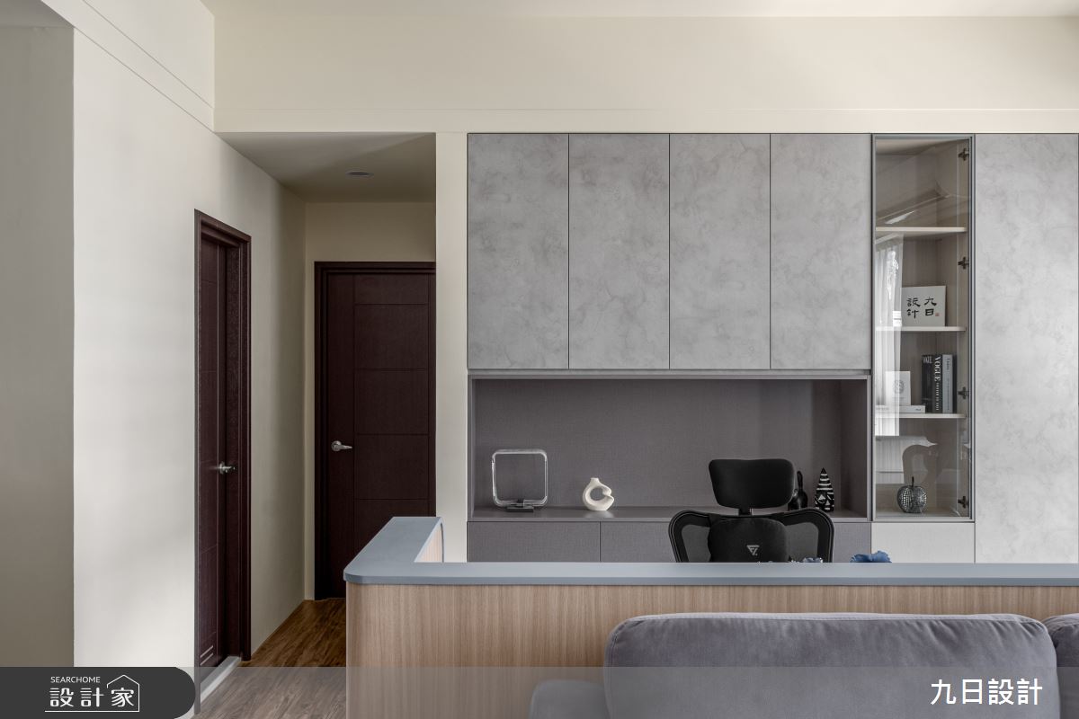 18坪新成屋(5年以下)＿現代簡約風書房工作區案例圖片＿九日室內裝修設計＿九日_114之17