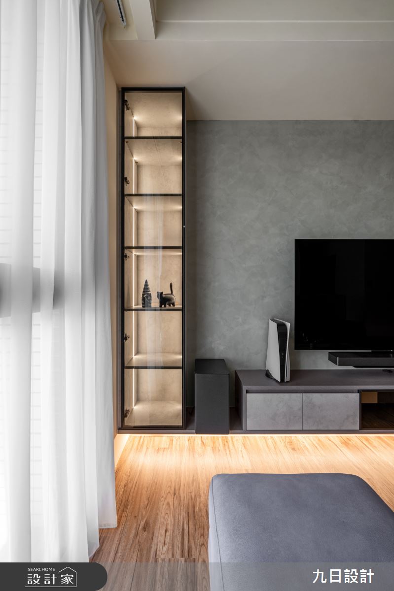 18坪新成屋(5年以下)＿現代簡約風客廳案例圖片＿九日室內裝修設計＿九日_114之12