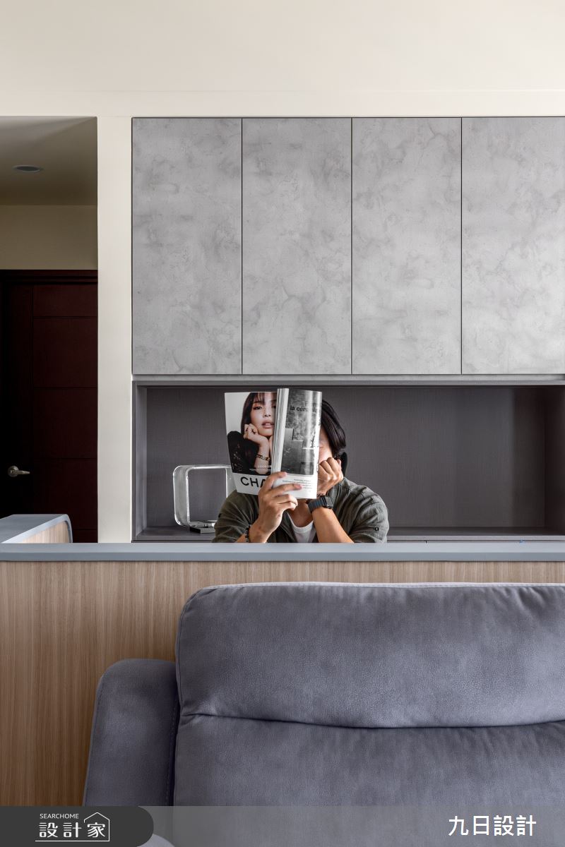18坪新成屋(5年以下)＿現代簡約風客廳書房案例圖片＿九日室內裝修設計＿九日_114之19