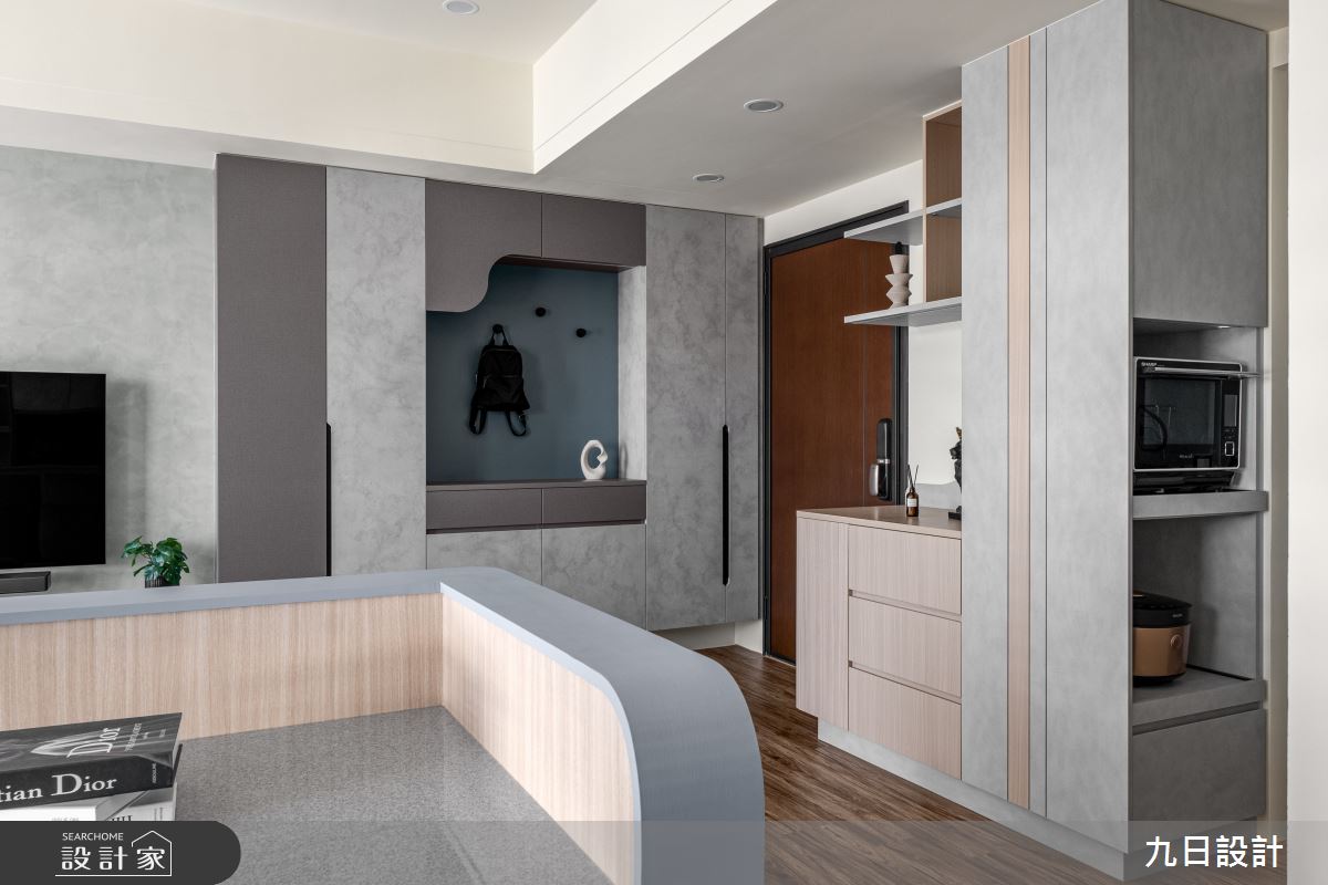 18坪新成屋(5年以下)＿現代簡約風玄關案例圖片＿九日室內裝修設計＿九日_114之23
