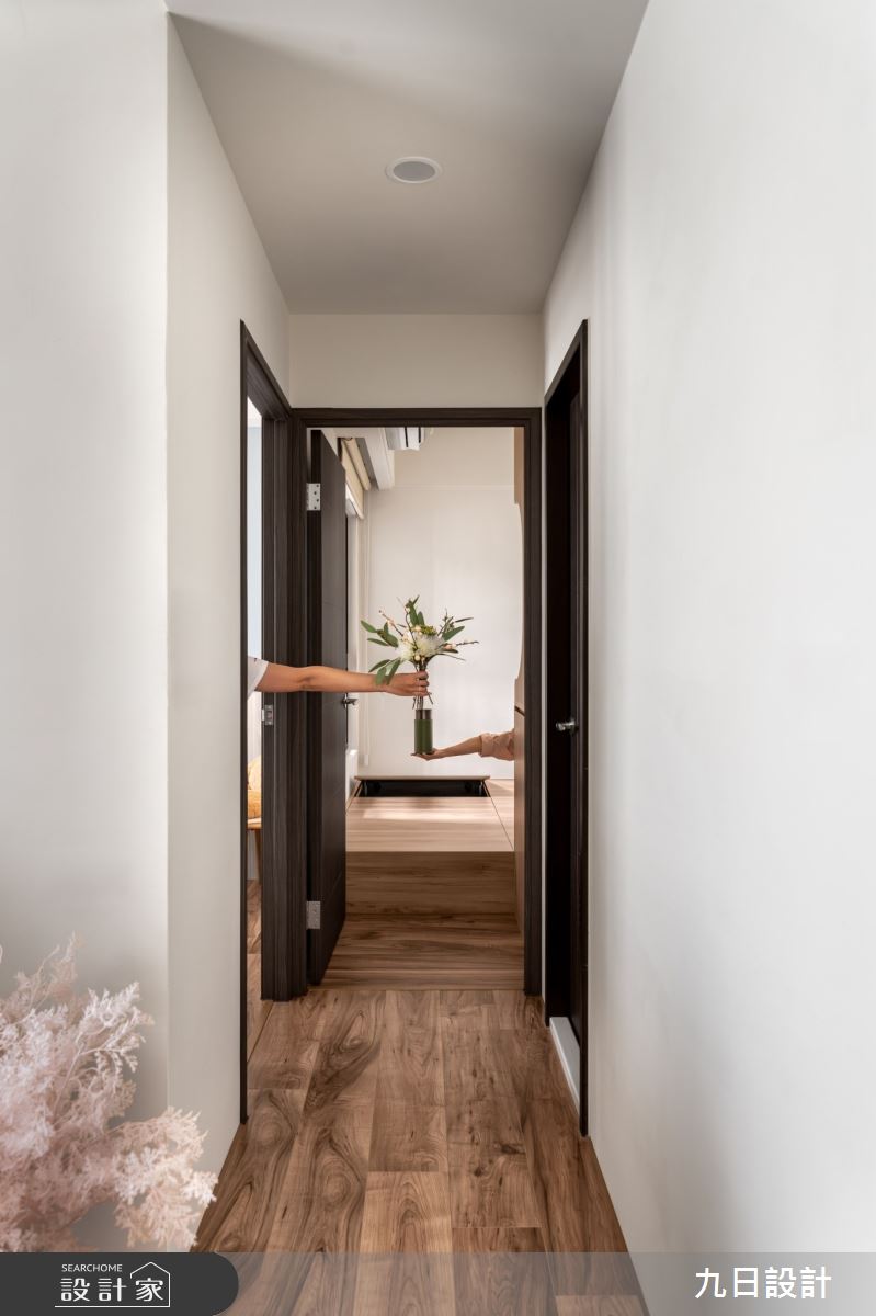 18坪新成屋(5年以下)＿鄉村北歐風走廊案例圖片＿九日室內裝修設計＿九日_115之34