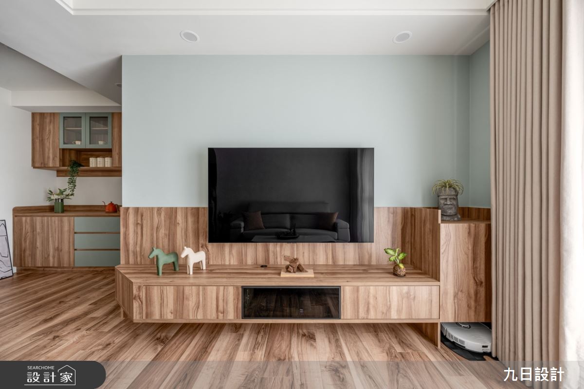 18坪新成屋(5年以下)＿鄉村北歐風客廳案例圖片＿九日室內裝修設計＿九日_115之21