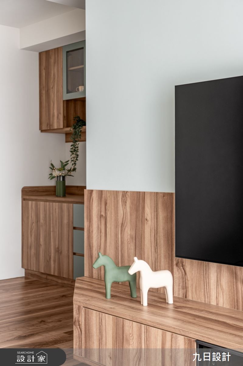 18坪新成屋(5年以下)＿鄉村北歐風客廳案例圖片＿九日室內裝修設計＿九日_115之20