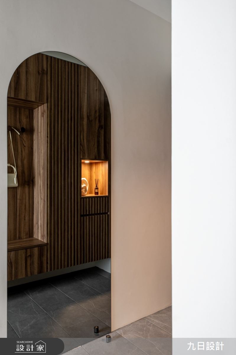 18坪新成屋(5年以下)＿鄉村北歐風玄關案例圖片＿九日室內裝修設計＿九日_115之17