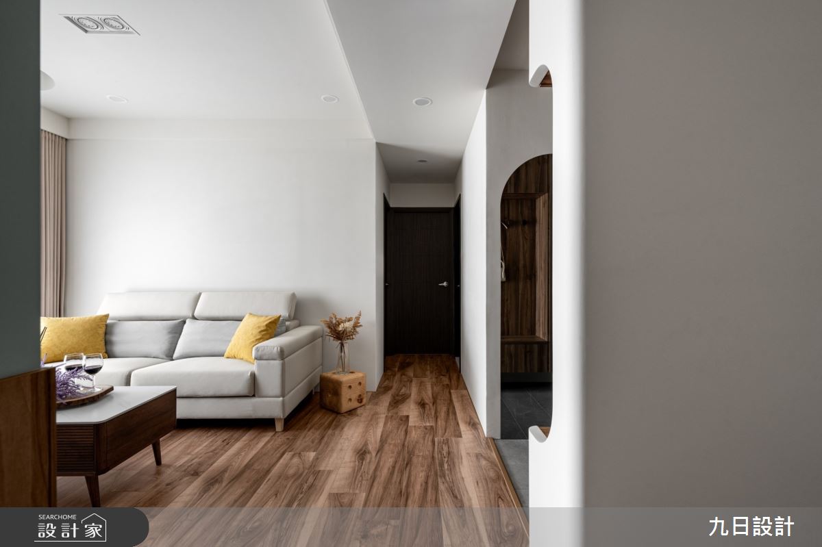 18坪新成屋(5年以下)＿鄉村北歐風客廳案例圖片＿九日室內裝修設計＿九日_115之16