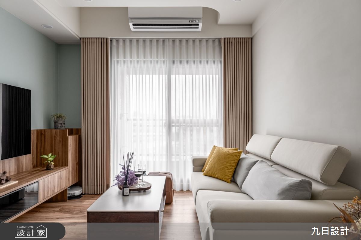 18坪新成屋(5年以下)＿鄉村北歐風客廳案例圖片＿九日室內裝修設計＿九日_115之12
