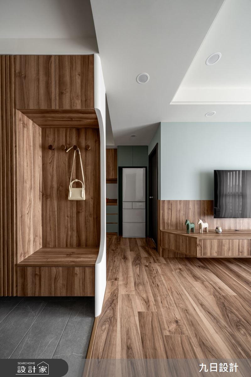18坪新成屋(5年以下)＿鄉村北歐風玄關案例圖片＿九日室內裝修設計＿九日_115之4