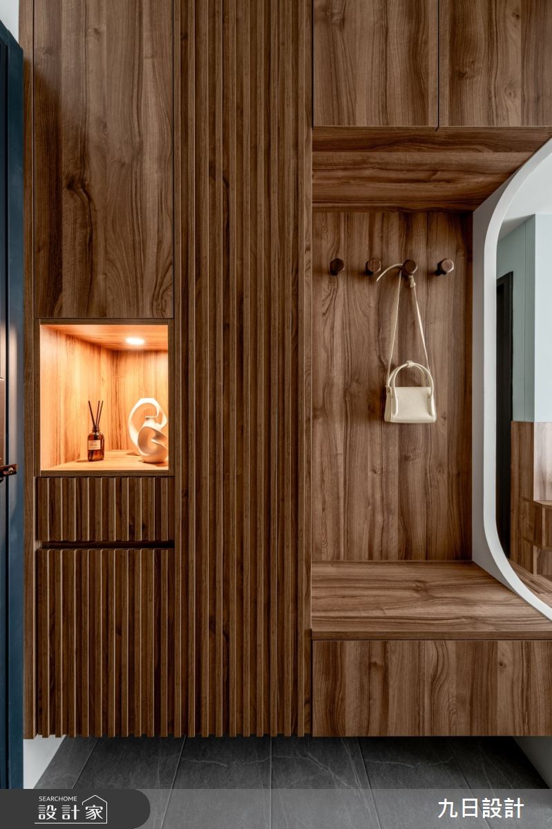 18坪新成屋(5年以下)＿鄉村北歐風玄關案例圖片＿九日室內裝修設計＿九日_115之3