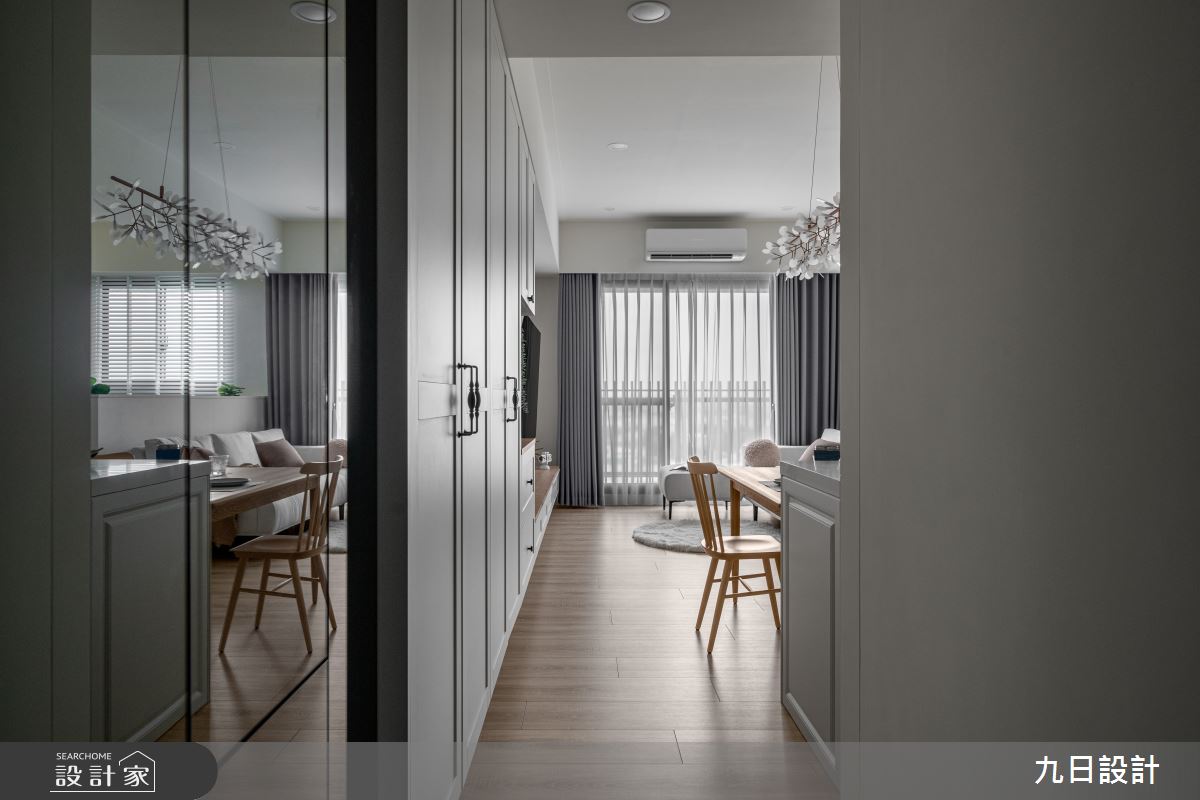 20坪新成屋(5年以下)＿美式混搭風玄關餐廳案例圖片＿九日室內裝修設計＿九日_116之3
