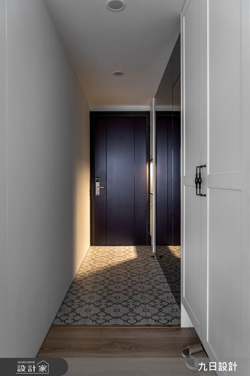 20坪新成屋(5年以下)＿美式混搭風玄關案例圖片＿九日室內裝修設計＿九日_116之4