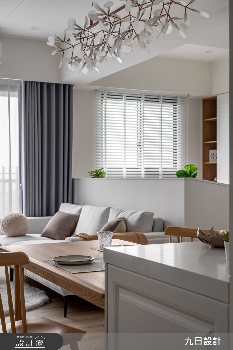 20坪新成屋(5年以下)＿美式混搭風客廳餐廳案例圖片＿九日室內裝修設計＿九日_116之5