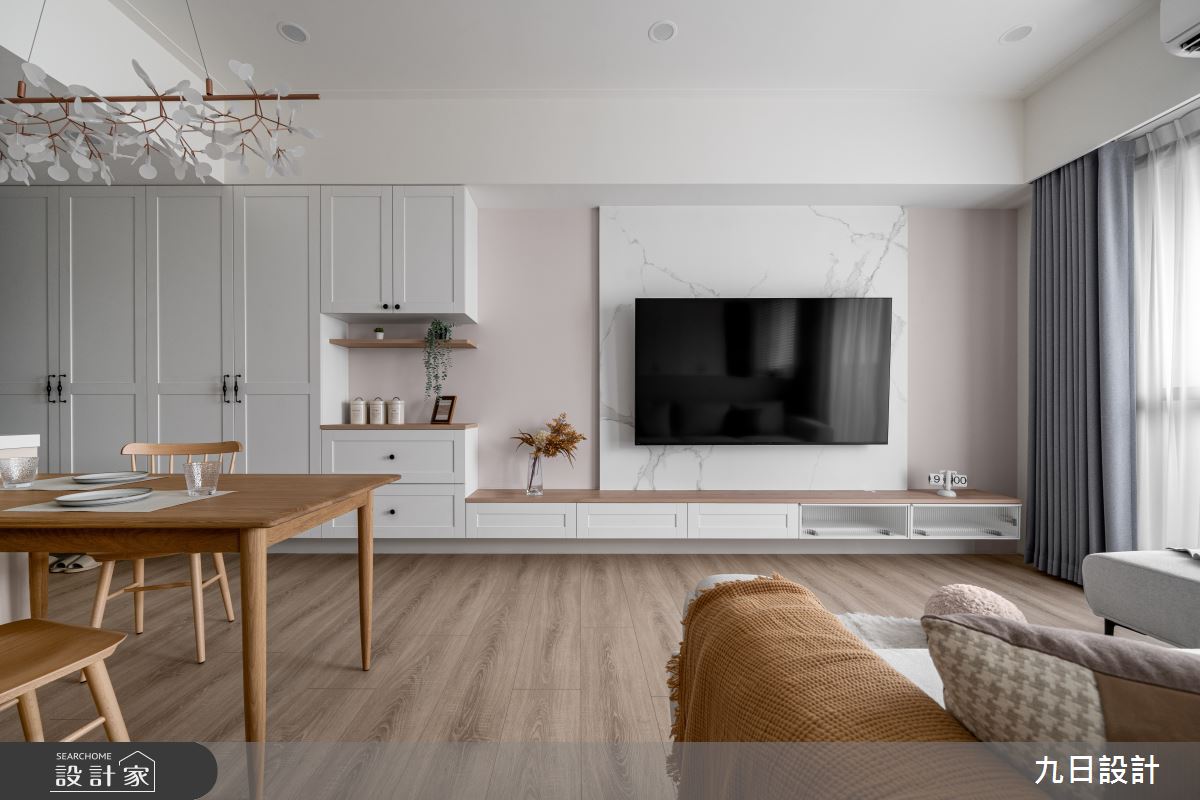 20坪新成屋(5年以下)＿美式混搭風客廳餐廳案例圖片＿九日室內裝修設計＿九日_116之15
