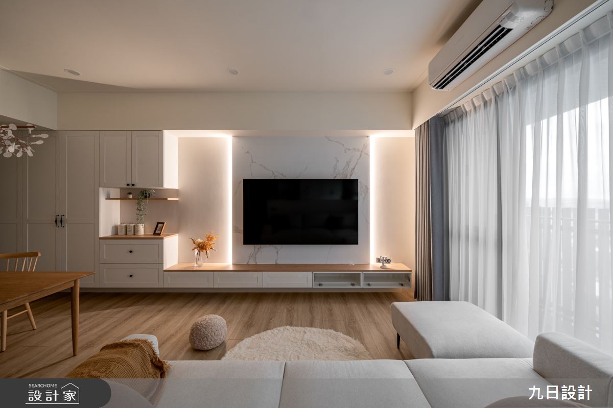 20坪新成屋(5年以下)＿美式混搭風客廳案例圖片＿九日室內裝修設計＿九日_116之27