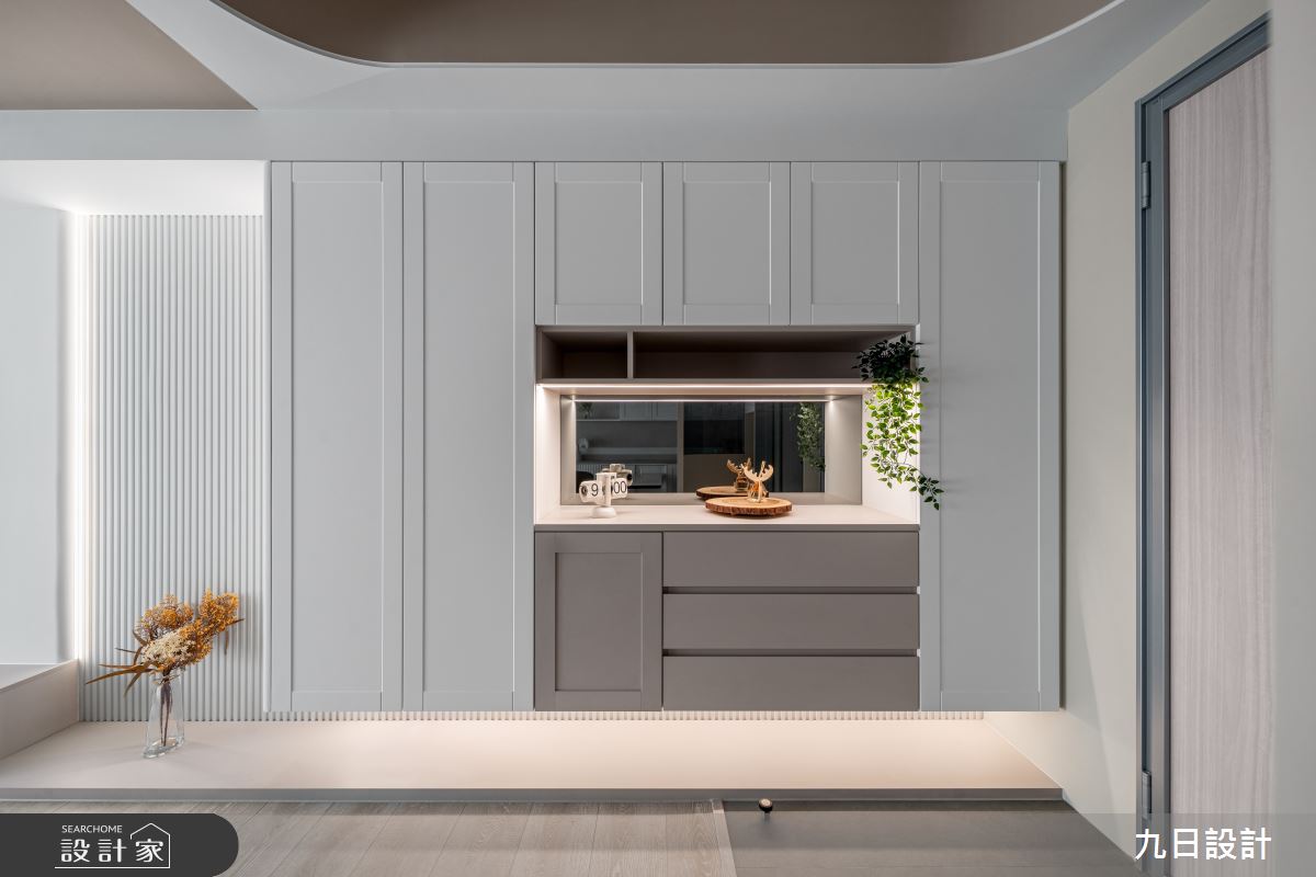 25坪新成屋(5年以下)＿現代混搭風玄關案例圖片＿九日室內裝修設計＿九日_117之3