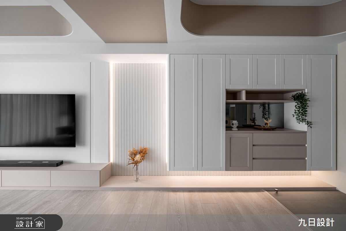 25坪新成屋(5年以下)＿現代混搭風玄關客廳案例圖片＿九日室內裝修設計＿九日_117之6