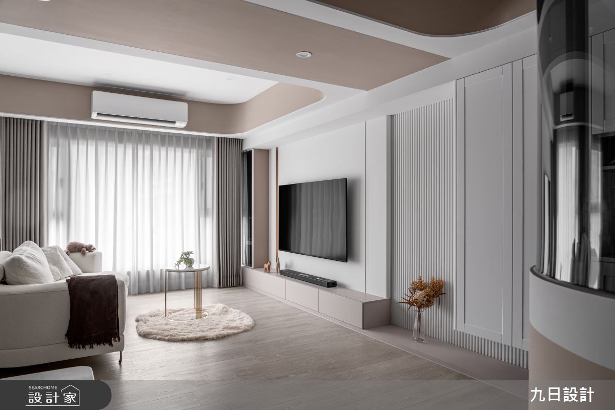 25坪新成屋(5年以下)＿現代混搭風客廳案例圖片＿九日室內裝修設計＿九日_117之10