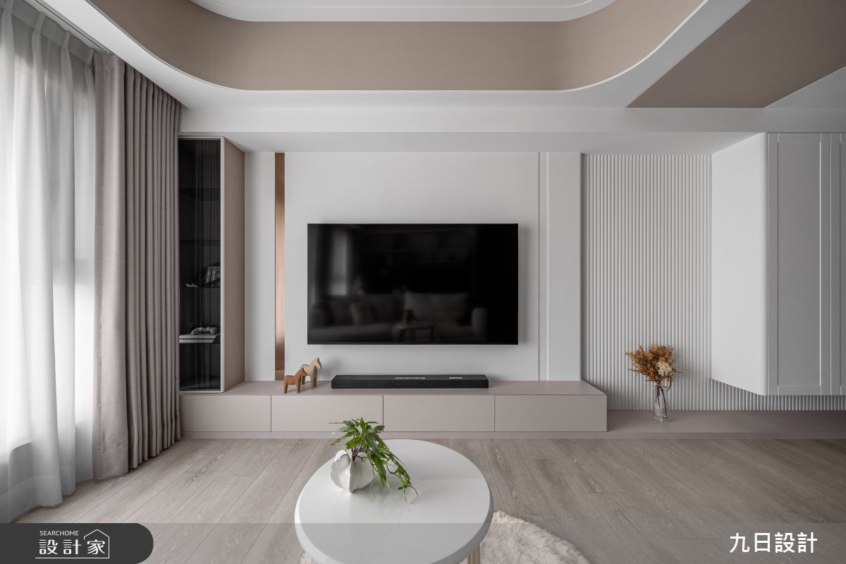 25坪新成屋(5年以下)＿現代混搭風客廳案例圖片＿九日室內裝修設計＿九日_117之18