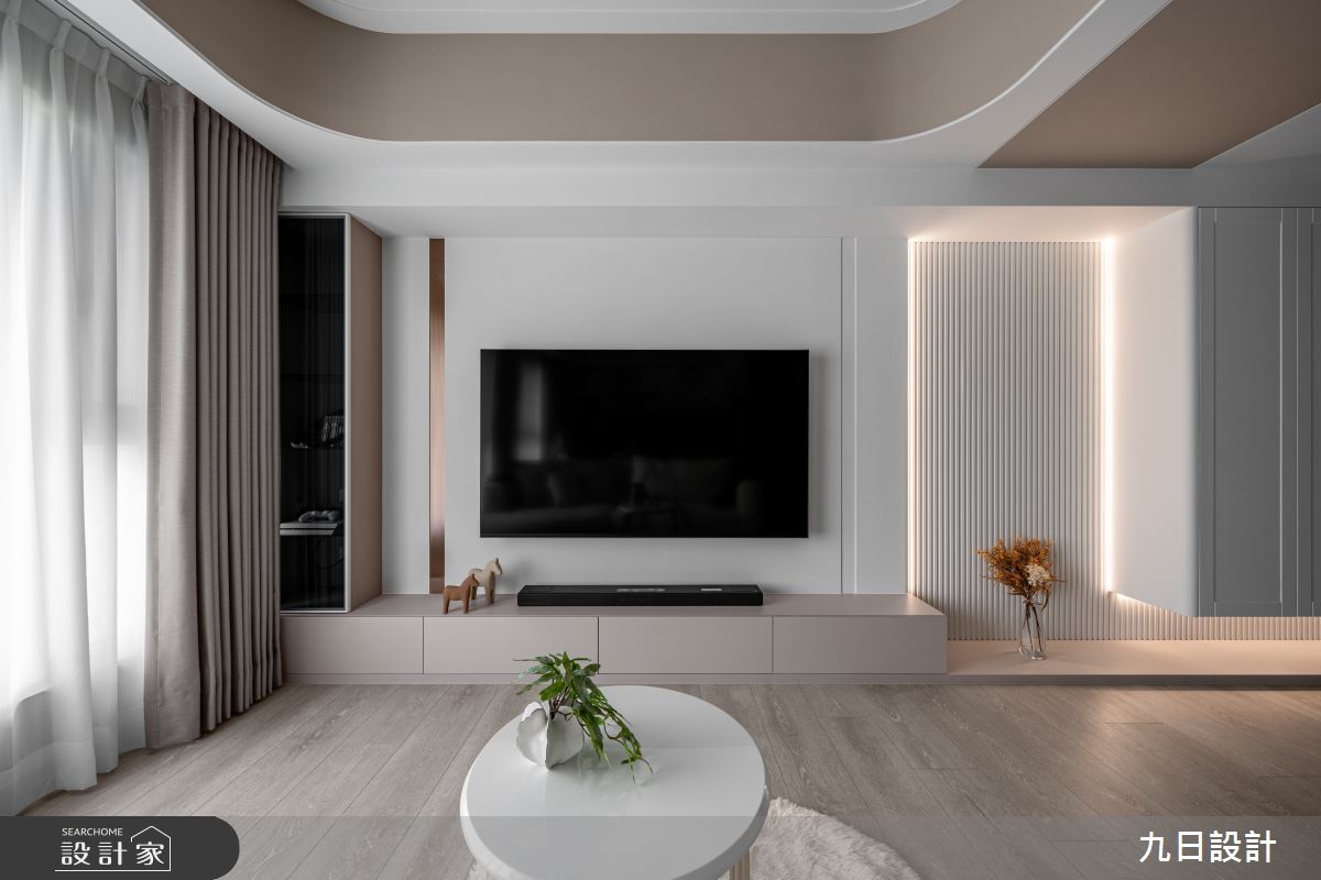 25坪新成屋(5年以下)＿現代混搭風客廳案例圖片＿九日室內裝修設計＿九日_117之19