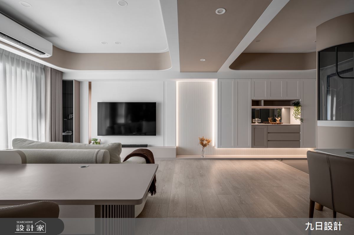 25坪新成屋(5年以下)＿現代混搭風客廳案例圖片＿九日室內裝修設計＿九日_117之24