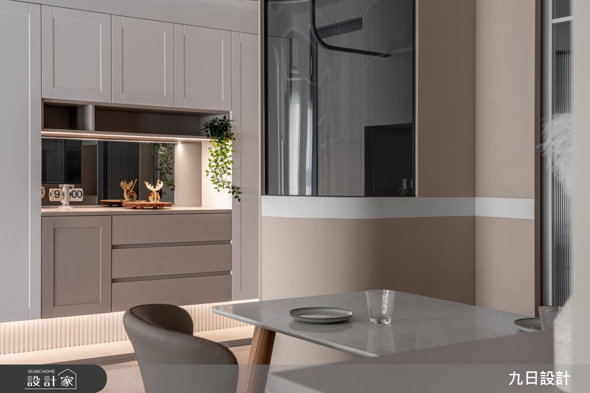 25坪新成屋(5年以下)＿現代混搭風玄關餐廳案例圖片＿九日室內裝修設計＿九日_117之26