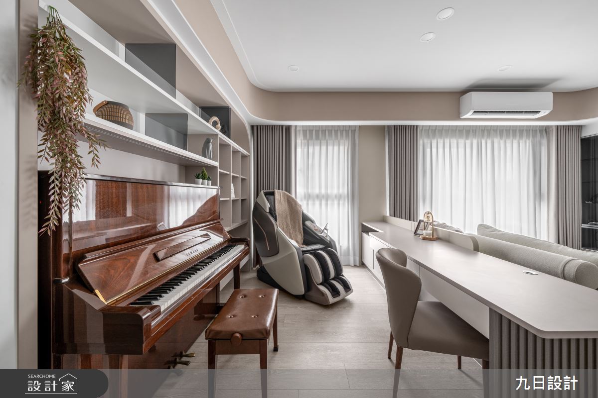 25坪新成屋(5年以下)＿現代混搭風書房案例圖片＿九日室內裝修設計＿九日_117之27