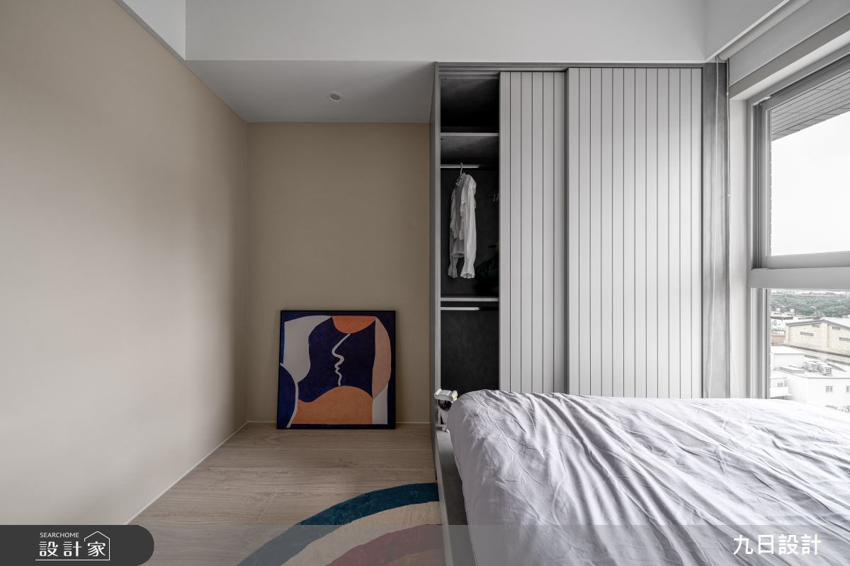 25坪新成屋(5年以下)＿現代混搭風臥室案例圖片＿九日室內裝修設計＿九日_117之37