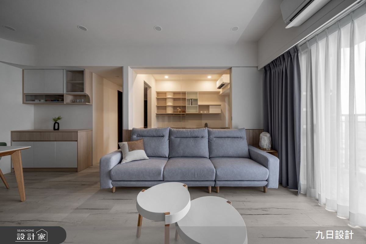 30坪新成屋(5年以下)＿北歐無印風客廳書房案例圖片＿九日室內裝修設計＿九日_118之23