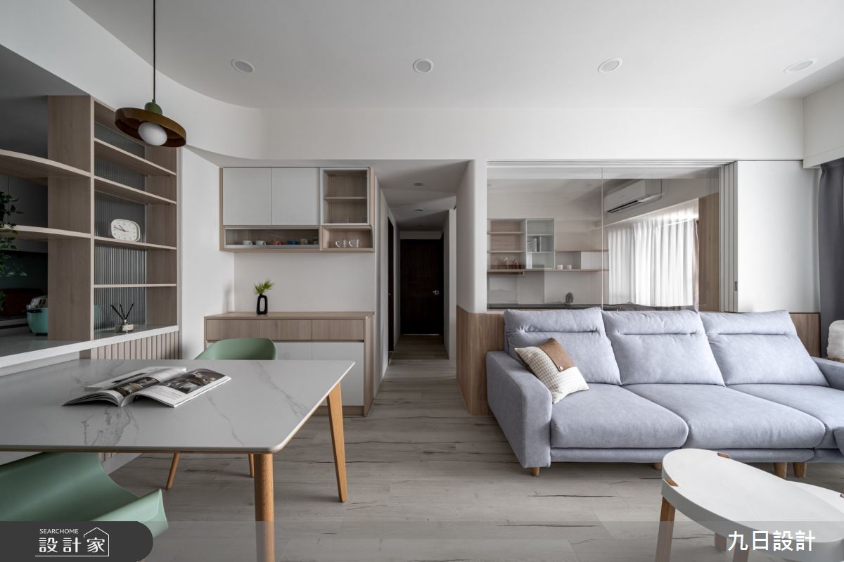 30坪新成屋(5年以下)＿北歐無印風客廳餐廳案例圖片＿九日室內裝修設計＿九日_118之15