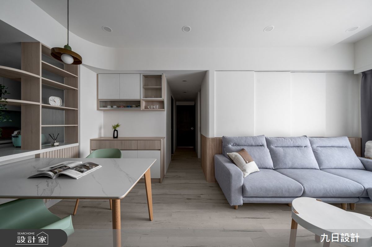 30坪新成屋(5年以下)＿北歐無印風客廳餐廳案例圖片＿九日室內裝修設計＿九日_118之14