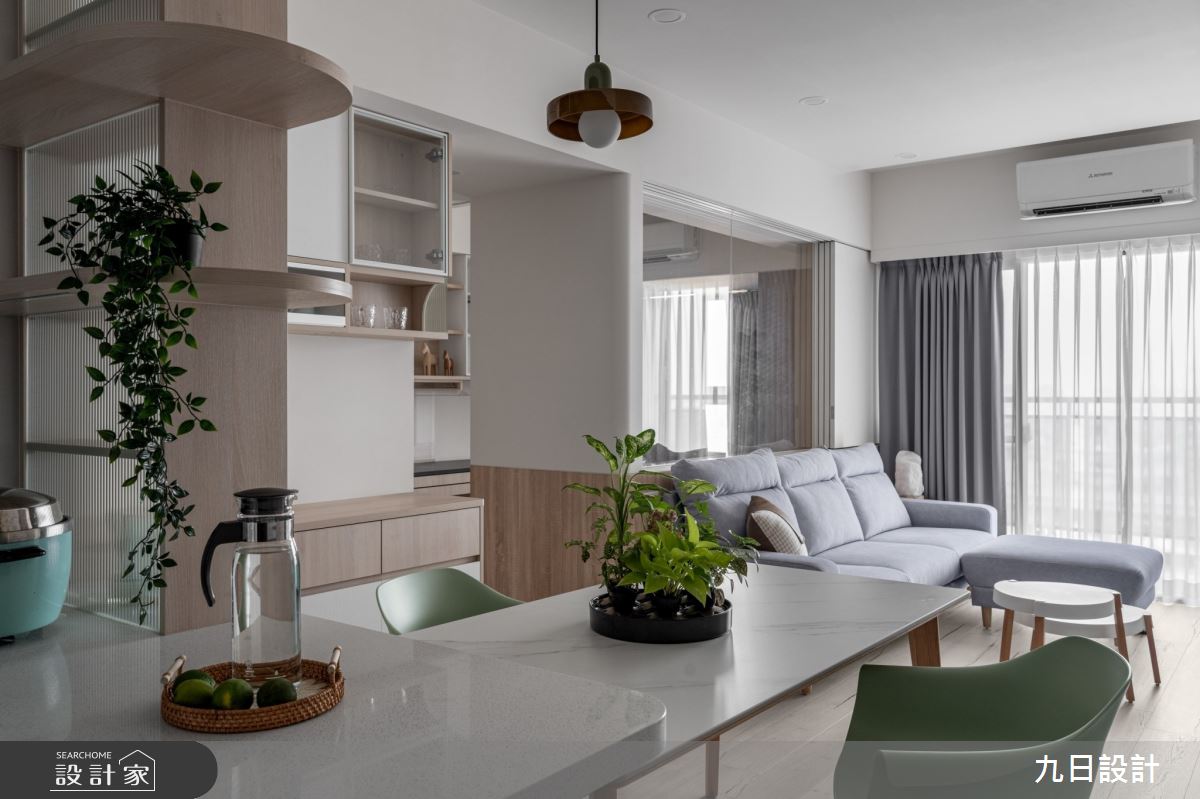 30坪新成屋(5年以下)＿北歐無印風客廳餐廳案例圖片＿九日室內裝修設計＿九日_118之9