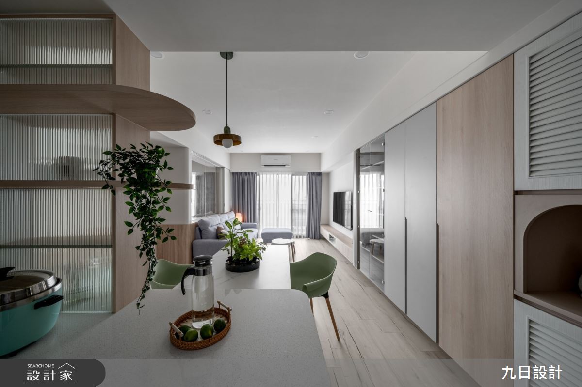 30坪新成屋(5年以下)＿北歐無印風客廳餐廳廚房案例圖片＿九日室內裝修設計＿九日_118之5