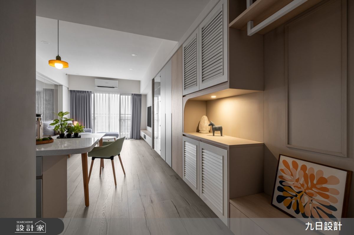 30坪新成屋(5年以下)＿北歐無印風玄關餐廳案例圖片＿九日室內裝修設計＿九日_118之1