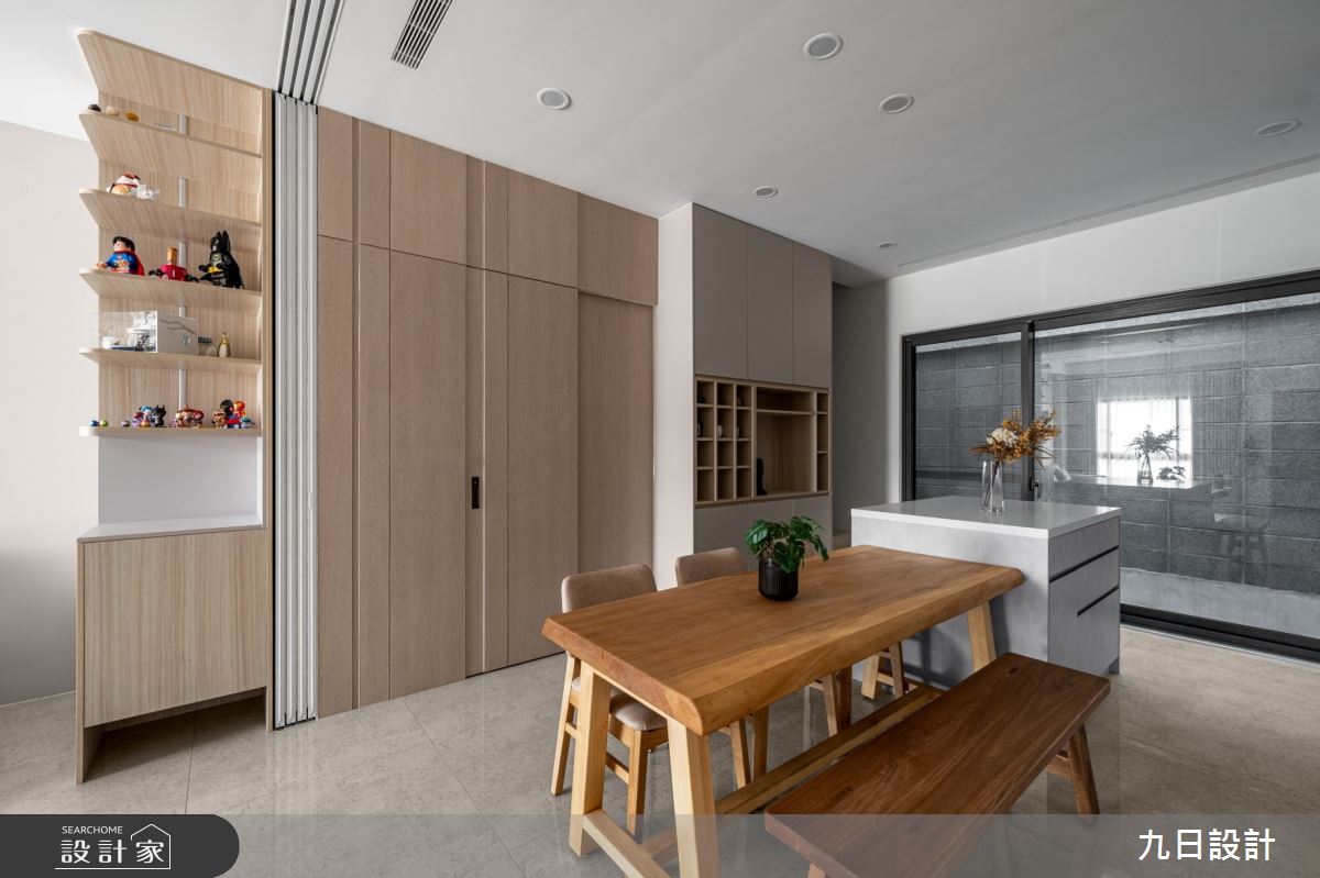 72坪新成屋(5年以下)＿北歐簡約風餐廳案例圖片＿九日室內裝修設計＿九日_119之11