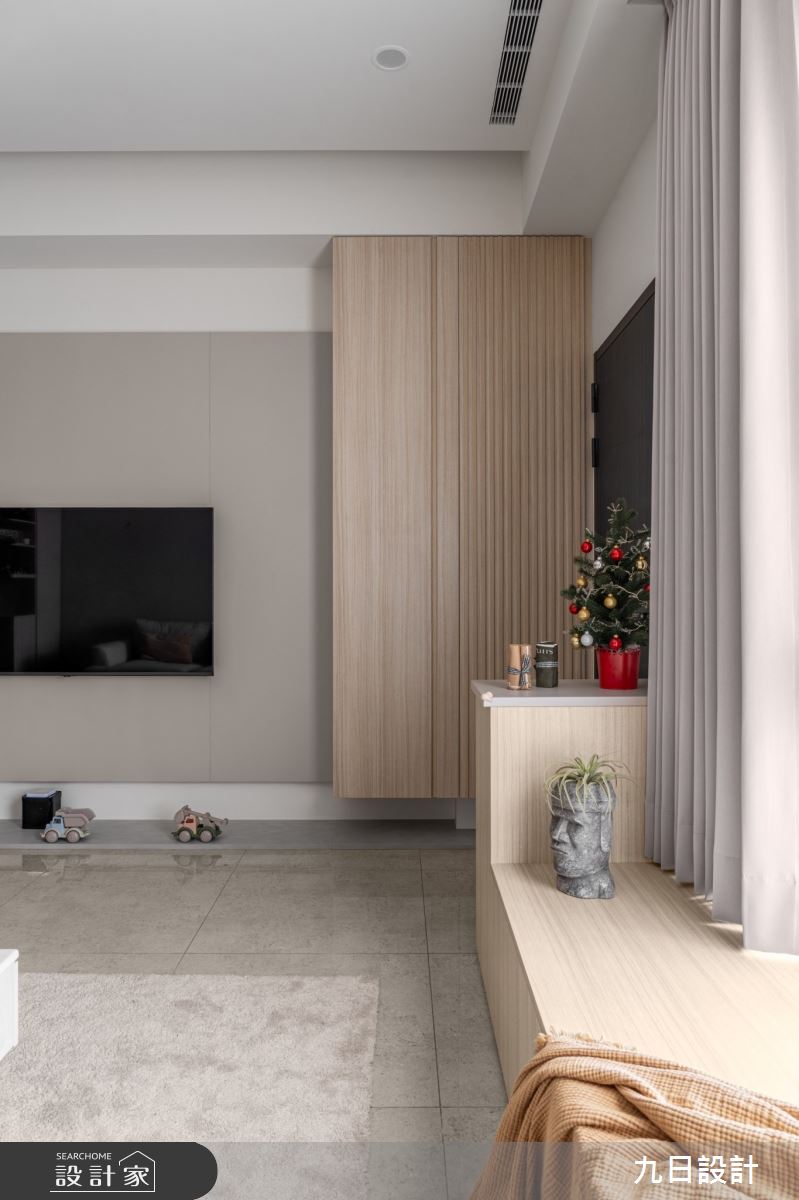 72坪新成屋(5年以下)＿北歐簡約風客廳臥榻案例圖片＿九日室內裝修設計＿九日_119之12