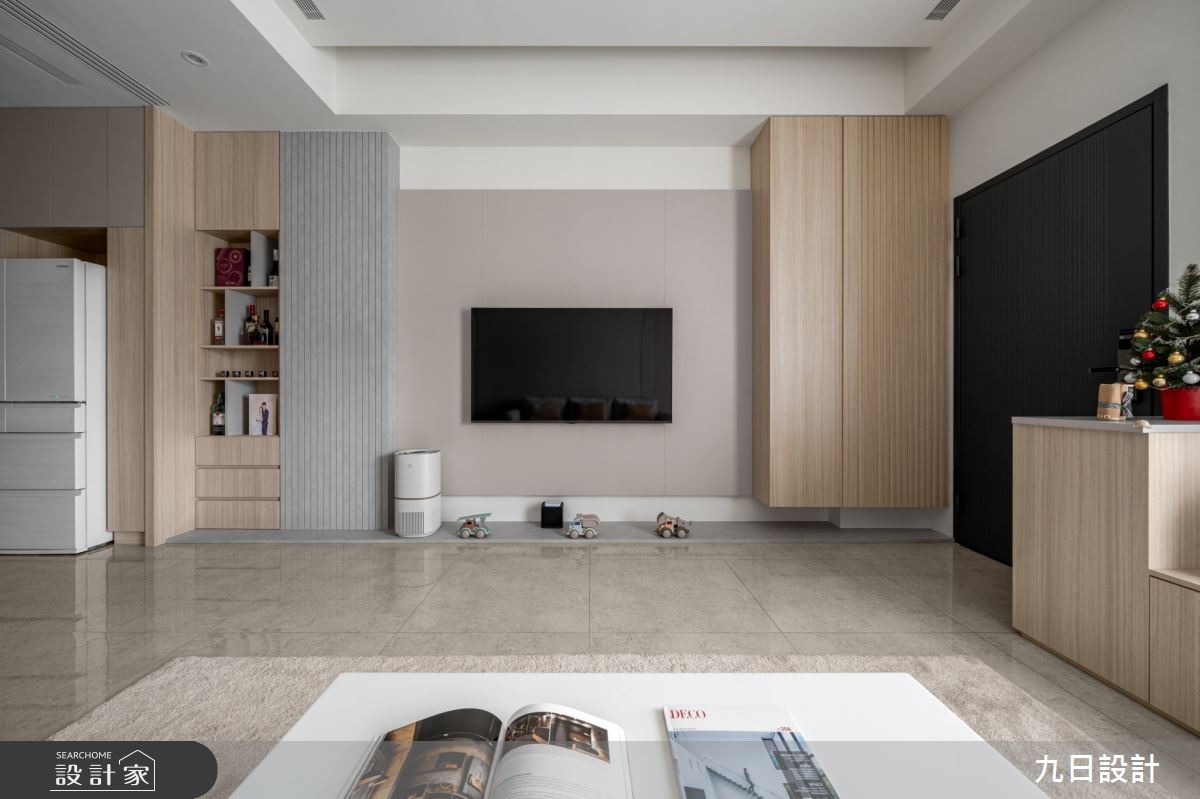 72坪新成屋(5年以下)＿北歐簡約風客廳案例圖片＿九日室內裝修設計＿九日_119之15