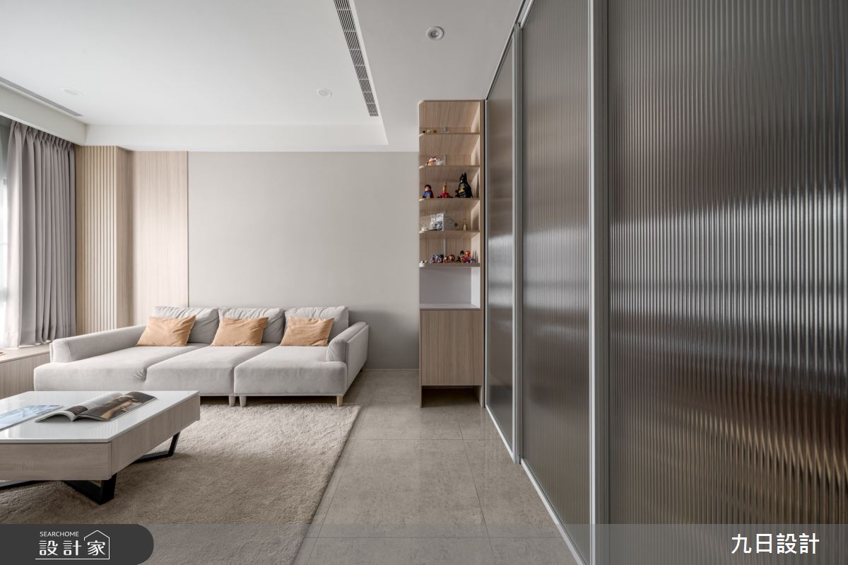 72坪新成屋(5年以下)＿北歐簡約風客廳案例圖片＿九日室內裝修設計＿九日_119之21