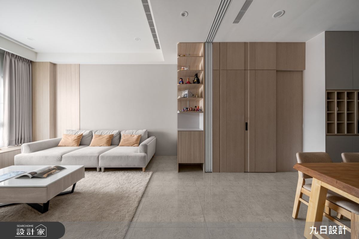 72坪新成屋(5年以下)＿北歐簡約風客廳餐廳案例圖片＿九日室內裝修設計＿九日_119之22