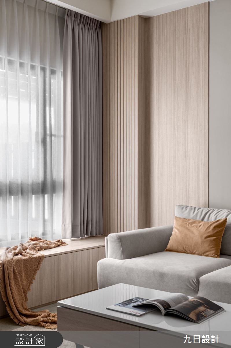 72坪新成屋(5年以下)＿北歐簡約風客廳臥榻案例圖片＿九日室內裝修設計＿九日_119之24
